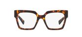 Miu Miu VMU 04UV Lunettes de vue femme Havane Carrées 52mm