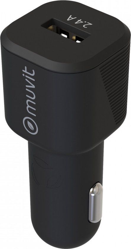 Muvit MCDCC0006 autolader Universeel Zwart 12W