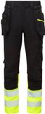 Portwest DX4 Pantalon haute visibilité classe 1 avec poches holster amovibles DX457 - Jaune/Noir - 42