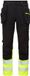 Portwest DX4-Hi-Vis Broek klasse 1 met afneembare holsterzakken DX457 - Geel/Zwart - 42