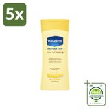 Vaseline 5 x Essential Healing Bodylotion - Nourishing and caring lotion - 200 ml - Large packaging - 5 pieces