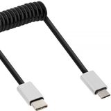 Inline Panda Inline 35863 USB-kabel zwart, aluminium 3m