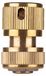 Schmith Premium raccord de tuyau 1/2 pouce laiton avec Aquastop