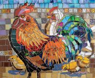 SunsOut Puzzle Stained Glass Chickens - 1000 pièces puzzle
