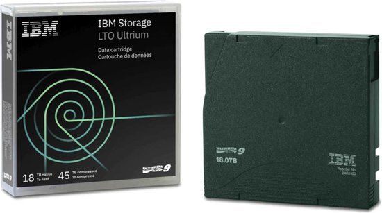 IBM LTO Ultrium 9 - back-up data tape - 18TB / 45TB - 02XW568