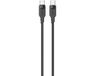 USAMS Lithe Serie USB-C naar USB-C Kabel - 100W - 1,2 Meter - Zwart