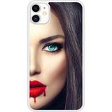 Apple Siliconen hoesje compatibel met iPhone 11 Lips Blood