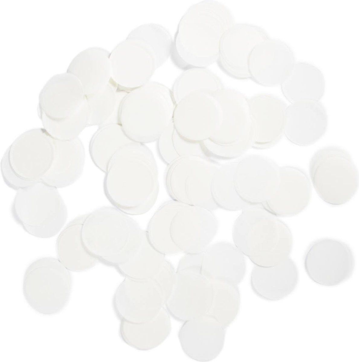 Folat Confetti 2,5 Cm Papier Wit 14 Gram