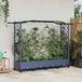Maison Exclusive - Jardinière surélevée avec treillis et toit, gris, 207 x 40 x 129 cm, plastique PP