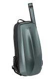 GEWA Space Bag Groen met strijkstoketui - Vioolkoffer/rugzak voor 4/4-3/4 violen - Polycarbonaat buitendeksel - Ergonomische achterkant - Accessoirevakken