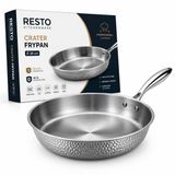 RESTO Universele pan 28 cm, braadpan van roestvrij staal