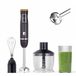 BERGNER OLIVAR Staafmixer, 1000 W, 2 snelheden, as van roestvrij staal, Accessoire hachoir 600 ml, mengstaaf en maatbeker 600 ml, spatwaterdichte koepel, hoog vermogen