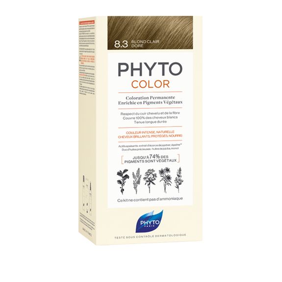 Phyto Phytocolor 8,3 Blond Clair Doré - 112 ml