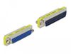 Delock 65040 Adaptateur D-Sub 50 broches mâle vers femelle, argent
