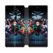 Beschermhoes Oppo Beschermhoes van leer voor Oppo A9 (2020), Manga Demon Slayer, zwart