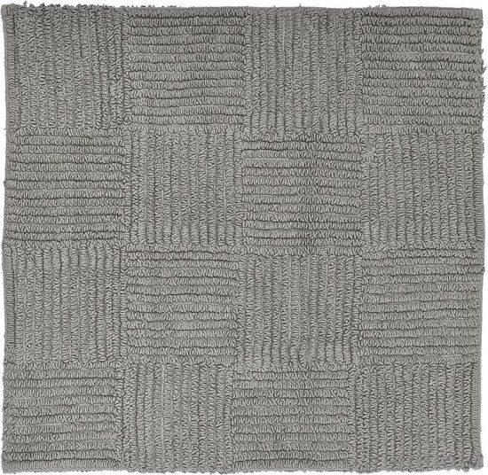 Sealskin Reverse Badmat - 60x60 cm - Katoen - Grijs