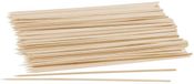 Fackelmann Set van 50 houten prikkers voor spiesjes van 25 cm Nature