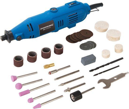 Silverline Multifunctionele Machine - 135W - Roterend - 44 Accessoires