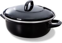 BK Fortalit Braadpan - Ø 26 cm - 3L - Zwart - Emaille - Inductie