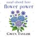 Flower Power Adult and Teen Coloring Book