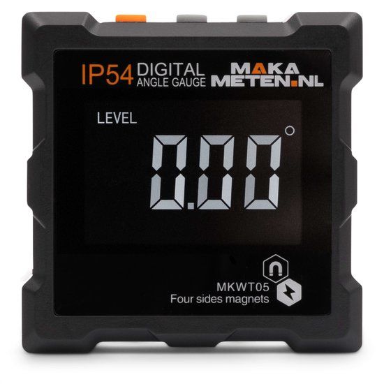 MAKA Digitale Hellingmeter - Hoekmeter - Magnetisch - Incl. Batterijen