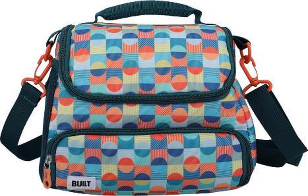 Built NY Lunchtas Retro 6 Liter Polyester/peva Groen