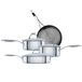 Circulon SteelShield C-serie roestvrijstalen inductiekookplaat, set van 4