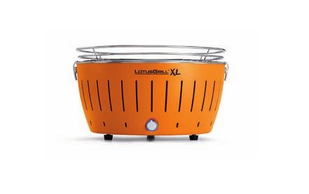 LotusGrill G435 U OR - Oranje Houtskool Barbecue - 40.5cm Grilloppervlak