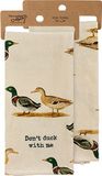Primitives by Kathy 109826 Keukenhanddoek Don't Duck with Me, 28 inch