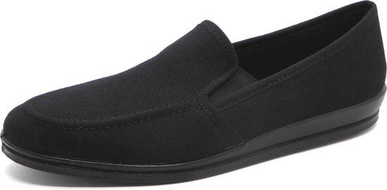 Rohde 2609-90 G microvelour WOL Sloffen Heren Zwart Maat 43