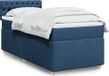 Maison Exclusive - Sommier à lattes de lit avec matelas Bleu 90x190 cm Tissu