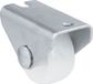 AMIG bokwiel/transportwiel - D25mm - nylon - 40kg draagvermogen - wit