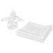 VidaXL Serviettes blanc 100 pièces 50 x 50 cm