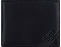 mano Don Antonio Portemonnee RFID-bescherming Leer 12 cm - Mannen - Horizontaal - Zwart