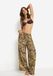 LSCN by LASCANA LASCANA LSCN Broek lichtbeige / safraan / zwart