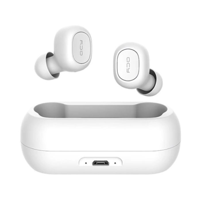 QCY QCY T1C Draadloze Bluetooth 5 0 Oortjes Ear Wireless Buds Earphones Earbuds Oortelefoon Wit - Helder Geluid