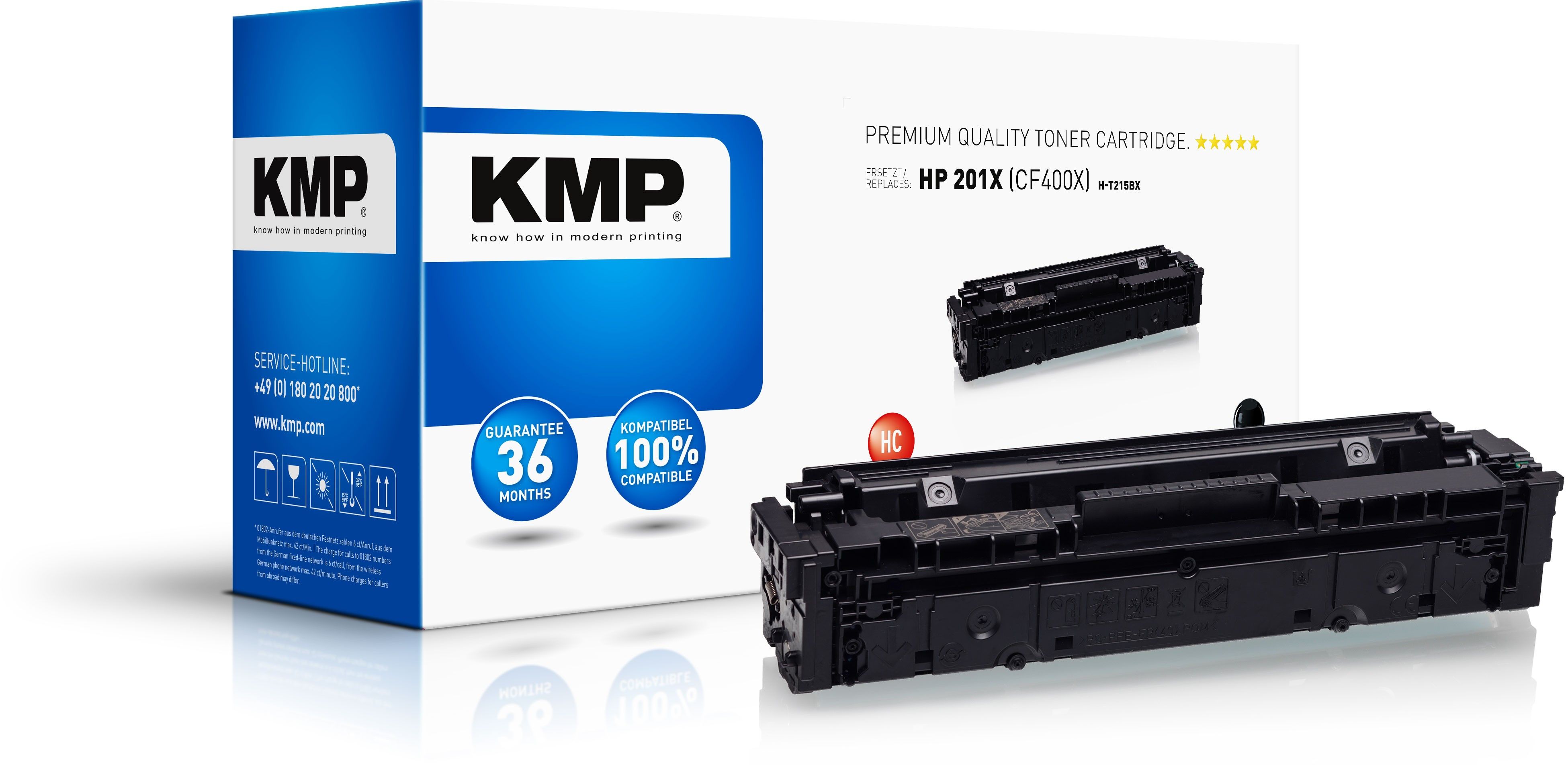 KMP 2536,3000 - Tonercartridge - zwart - 1 stuk