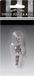 Amscan 3-delige Skelet Ring Staal Zilver One-size