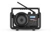 Perfectpro DABBOX Draagbare DAB+ Radio - Zwart - Bluetooth - AUX - IP54