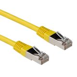 ACT IB9105 LSZH SFTP CAT6A Patchkabel Geel - 5 meter
