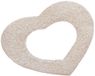 Mopec NA141.01 helder wit hart, 8 x 6 cm, 6 stuks, karton, 1 maat, 6