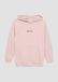 s.Oliver Sweatshirt met capuchon voor kinderen, zachtroze, maat 134/140