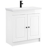vidaXL Badkamermeubel Set Hoogglans Wit 78,5 x 37,5 x 81 cm