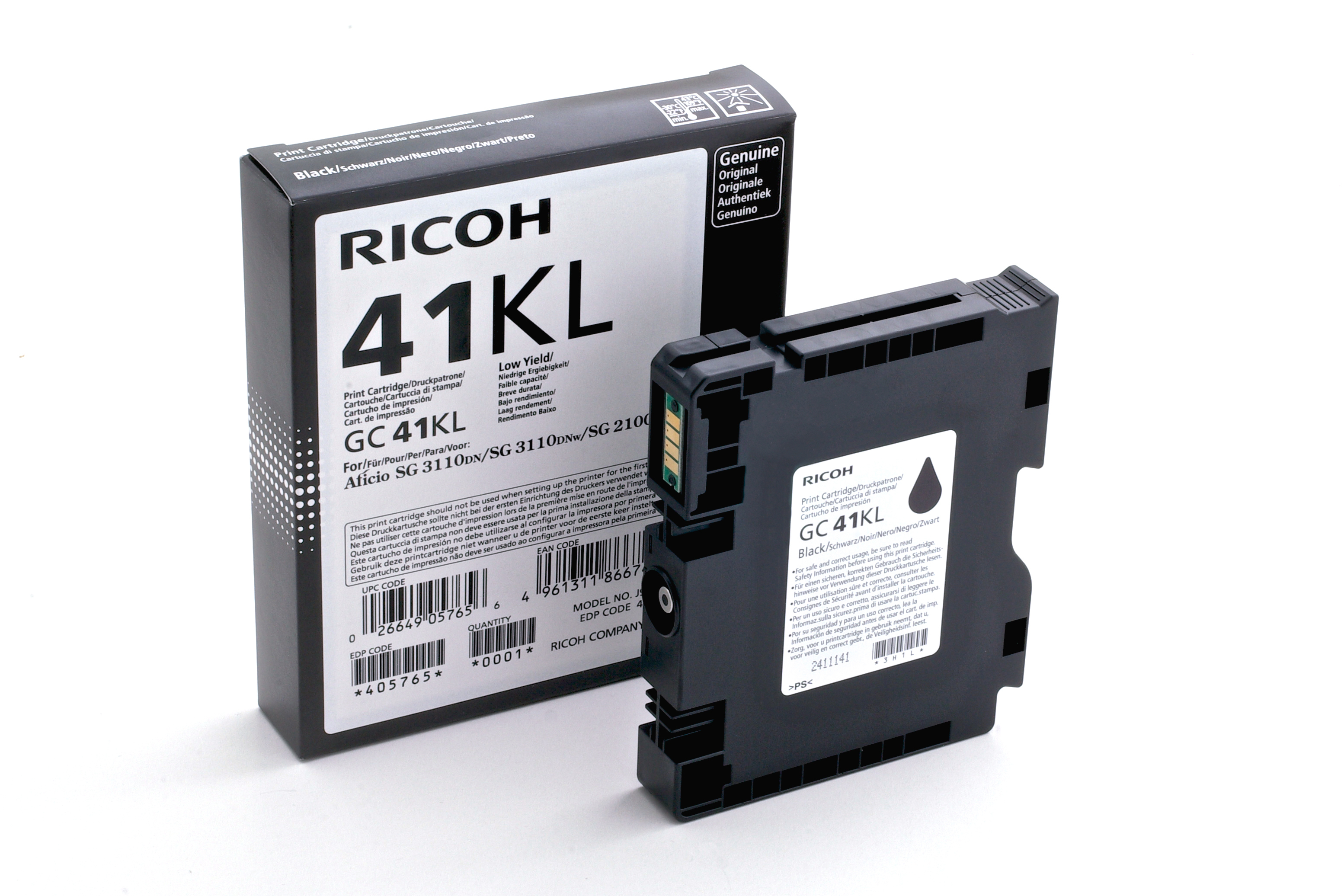 Ricoh 405765 single pack / zwart