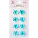 Koningin & Co Wallflowers 15mm Zelfklevend, Blauw, Overige, Multi kleuren, 7.79x13x0.63 cm