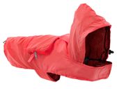 Record Regenjas Pocket voor honden met verstelbare capuchon (rood, XS)