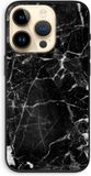 Case Company® iPhone 14 Pro Case - Black Marble - Biodegradable TPU Back Cover