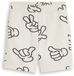 Tom Tailor Sweatshorts met patroon - Maat 104 - off white grey hand design