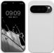 kwmobile telefoonhoesje geschikt voor Google Pixel 10 / Pixel 10 Pro - Hoesje met siliconen coating - Smartphone case in mat wit