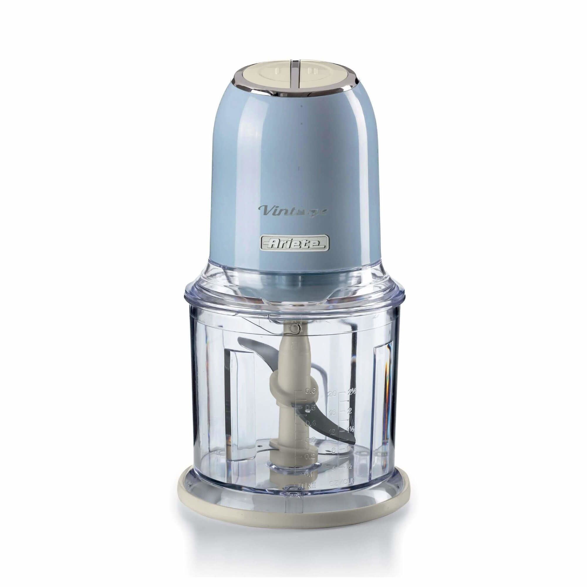 Ariete Vintage 0438/05 - Elektrische hakmolen - 0.6L - 400W - Blauw
